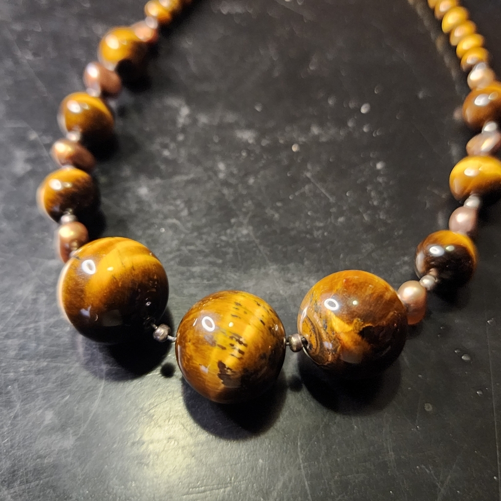 Tiger eye necklace!